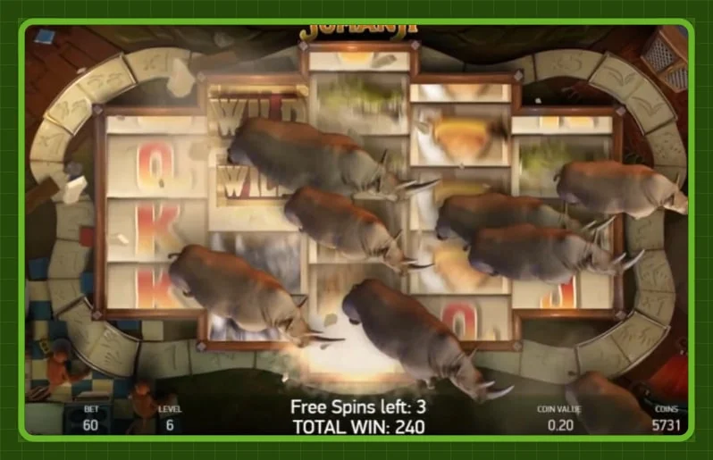 Play Jumanji Slot from NetEnt Online explanatory image