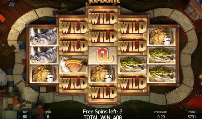 Play Jumanji Slot homepage hero